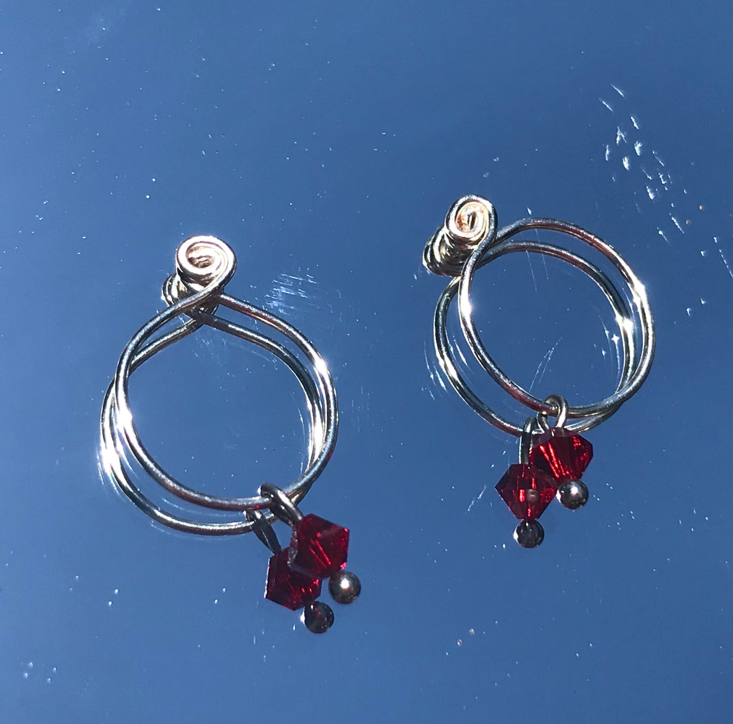 Red Crystal Nipple Jewelry