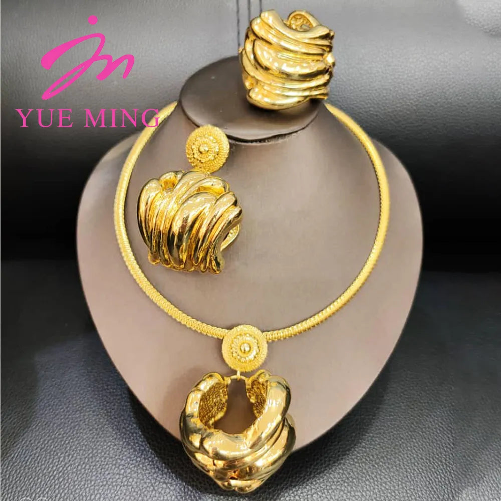 Yueming Fashion Wedding Jewelry Exquisite Set